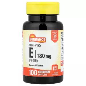 선댄스 비타민 고함량 비타민 E 180mg (400IU) 100정 속효성 소프트젤