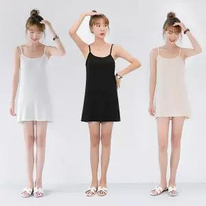 [로즈엘리]3컬러 미니 숏기장 끈나시 홈웨어 원피스 2장 2026