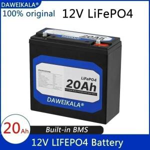 12V 20Ah LiFePo4 배터리 18650 리튬 철 인산염 어린이 스쿠터 보트 모터용 충전식 세금 없음