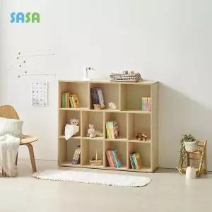 [SASA]사사가구 헤아 E0 1200 3단 전면 책장 교구장