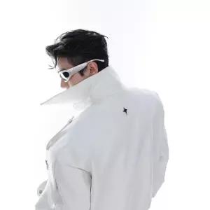 남사친 스타일 루즈핏 숏 라이더 박시핏 레더 자켓 PU 항공 스트리트 가죽 칼라 점퍼 패피1