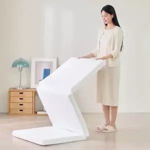 [베네베딩]밸런스 쿠션젤 3단 접이식 메모리폼 침대 바닥 토퍼 매트리스 MS (75x190x6cm)