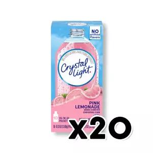 크리스탈라이트 핑크레몬에이드 10개입 저칼로리아이스티 36.8g x 20개