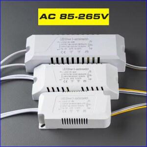 LED안정기 AC 85265V 절연 LED 드라이버 6080W 스트립과 변압기 3색 2536W 정전류 작동합니다