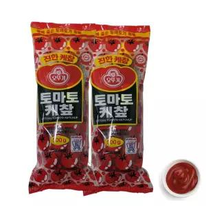 오뚜기 진한 토마토케찹 500g X 2 오뚜기케찹 토마토케첩