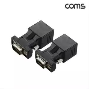 [룽스_63]M to RJ45 F 젠더 RJ45 세트 2개입 영상 랜선 RGB