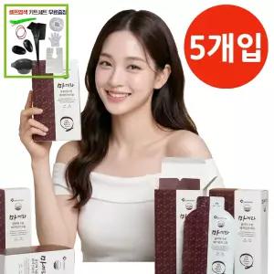 마끼라 옻안타 새치커버 뿌리 염색약마끼라 옻안타 5분 헤어 칼라크림5분 간편염색 5개입 150ml