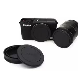 [룽스_63]캐논렌즈캡 EOS M 미러리스용 바디캡 뒷캡 세트