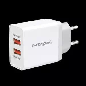 [룽스_63]USB 고속충전기 듀얼 동시 36W QC3.0 2포트