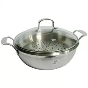 통3중 스텐 찜냄비 28cm 1단 찜솥 찜통 찜기 양수웍 주방용품