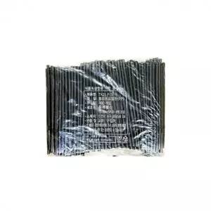bns 일회용 자바라 스트로우 검정색 7x210mm 400개입 X 20