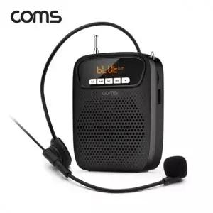 COMS) 블루투스 스피커 유선 마이크 앰프 Black