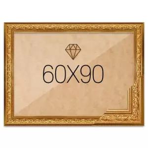 [룽스_63]60x90 보석십자수전용액자 프리미엄 클래식골드