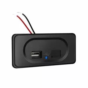 (옵션 DIY4.2A듀얼USB포트)캠핑카 매립 듀얼 USB 충전 차량용USB충전기 2포트충전기 듀얼포트충전기 usb멀