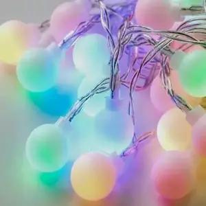 ( )LED 가랜드 3M 30구 LED가랜드 홈카페조명 캠핑LED전구 분위기조명 인테리어전구 크리스마스조명 LED앵