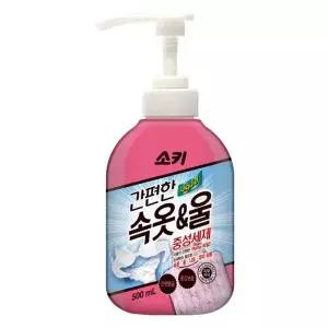 소키 간편한 속옷 앤 울 중성세제 500ml