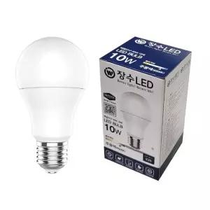 [룽스_63]A19 LED 벌브 전구 10W 벌브 E26 주광색 다마