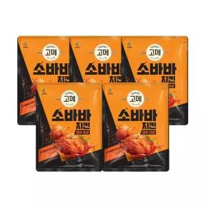 CJ제일제당 고메 소바바 치킨 양념순살375g x5개