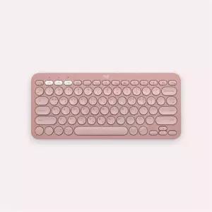 로지텍 K380S 블루투스 무선 키보드 더스티 로즈 핑크