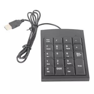 휴대용 미니 USB 숫자 키패드 범용 키보드 플러그 앤 플레이 인체공학적 노트북 컴퓨터 액세서리용으로