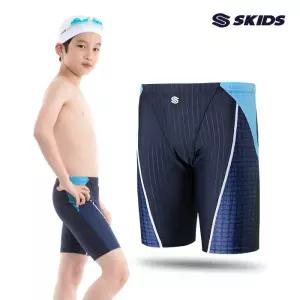 [텐제로]스키즈 남아 키즈 주니어 5부 실수영복바지 네이비 SBC-302P