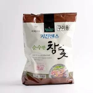 (옵션 순수한 참숯 2kg)참숯 2kg 바베큐 구이용 캠핑 차박 숯