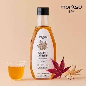 몽크슈 무설탕 저당 알룰로스 메이플시럽 530g