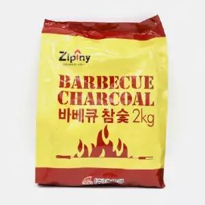 ( )바베큐용 캠핑야외용 연료 참숯 착화제제외 2kg 고체연료 취사용품