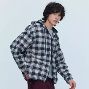 아웃도어프로덕트 체크 집업 후드 셔츠 WO136UBJPZ08