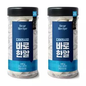 디어레시피 바로한알 코인 육수 멸치 동전 80정 샤브샤브 x2개 (총160정)
