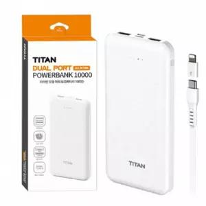 타이탄 슬림듀얼 보조배터리 10000mah/휴대폰/보조/배터리/밧데리/베터리/무선/초고속/스피디/휴대용/포터