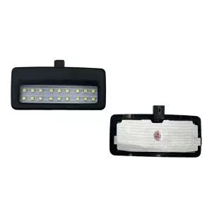 2PCS 화이트 led 자동차 인테리어 썬 바이저 전면 돔 미러 독서 등 BMW 호환 BMW 호환 7 시리즈 F01 F02 F0