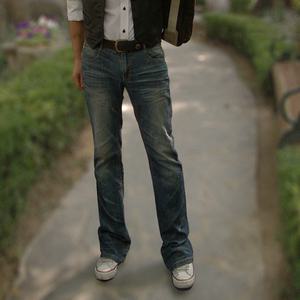 B1502 스판 부츠컷 남자 청바지 (28-34 인치) - DENIMS