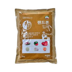 랜드콘입제 3kg 미생물 유기농업자재 뿌리활착 증진 텃밭 주말농장 비료