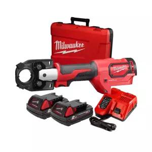 밀워키 M18 HCCT-202C 충전 유압 케이블 압착기 6톤 18V 2.0Ah
