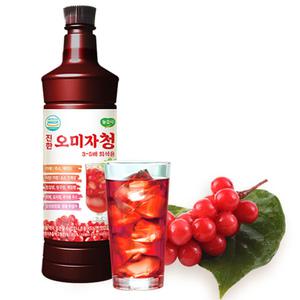 진한 오미자청 원액 970ml 오미자 액기스 희석용 음료베이스