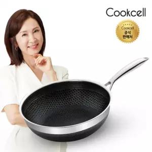 [롯데백화점]쿡셀 쿡셀 더블코팅 IH 웍 궁중팬 20cm / 뚜껑포함