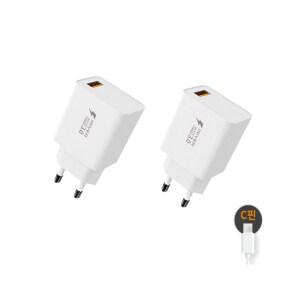 IRIVER)급속충전기(IHA-HQ30C/QC3.0/Type-C) 2개