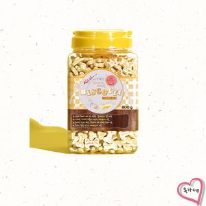 비스코티 강아지 간식 밀크&치즈 비스켓 800g[정품]