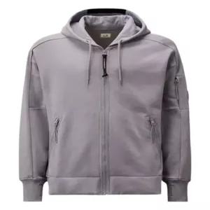 25SS 씨피 컴퍼니 다이애그넣 레이즈드 플리스 후드집업 18CMSS025A005086W872 STORMY WEATHER DOM