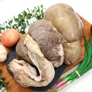 (배터짐) 국내산 냉장 삶은 돼지내장 (돼지 간 울대 허파 염통)세트 2kg