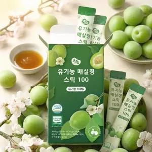 참든 유기농 매실청 스틱 100 20g x 15포 (1박스)