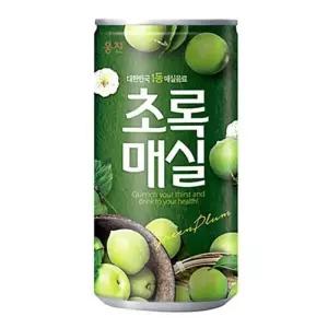 초록매실 180ml x 90캔 매실 주스 쥬스 음료수 미니캔 /s