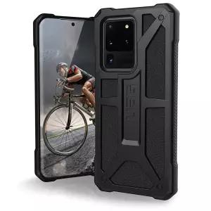 URBAN ARMOR GEAR UAG 삼성 갤럭시 S20 울트라 케이스 [6.9 인치 스크린] 모나크 [블랙] 견고한 충격 방지