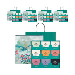 오설록 차의 정원 9종, 3입, 5개 + 쇼핑백