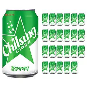 롯데 칠성사이다 355ml x 24캔
