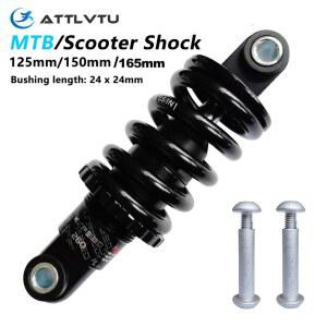 자전거쇼바 AttLvTu 자전거 리어 완충기 MTB 125mm 150mm 165mm GS 121A 100 2000 lbs 서스펜션 댐퍼