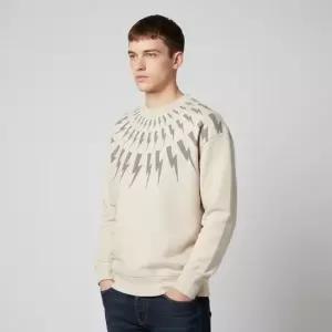 닐바렛 Fairisle Thunderbolt Easy Sweatshirt NBV7JS010S-V517S-252) 페어아일 썬더볼트 이지 맨투맨)