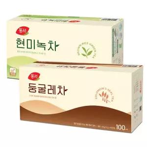 동서식품 동서 현미녹차100T+둥글레차100T 총200T