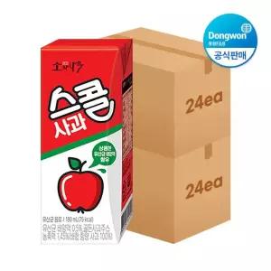 [etv] 동원 스콜 사과 180mL 48팩